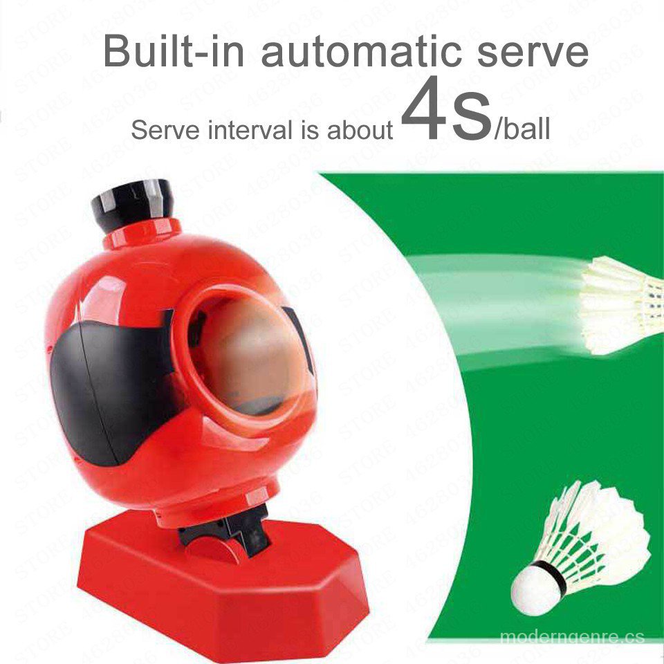 Traning Must Have !!! Automatic Badminton Machine Robot Portable