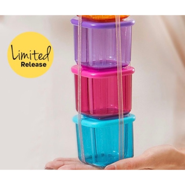 Tupperware Elegant Mini Clear Mate 205ml 2pcs / 3pcs Set 1 set 2pcs