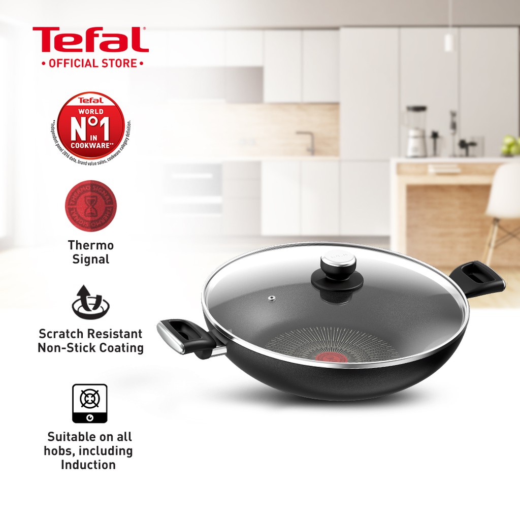 Tefal Unlimited Wok 36cm (G2557593) Shopee Malaysia