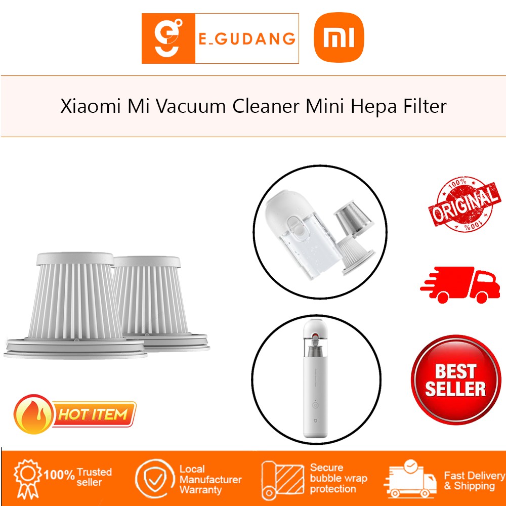 Xiaomi Mi Vacuum Cleaner Mini Hepa Filter (Official Malaysia) Shopee