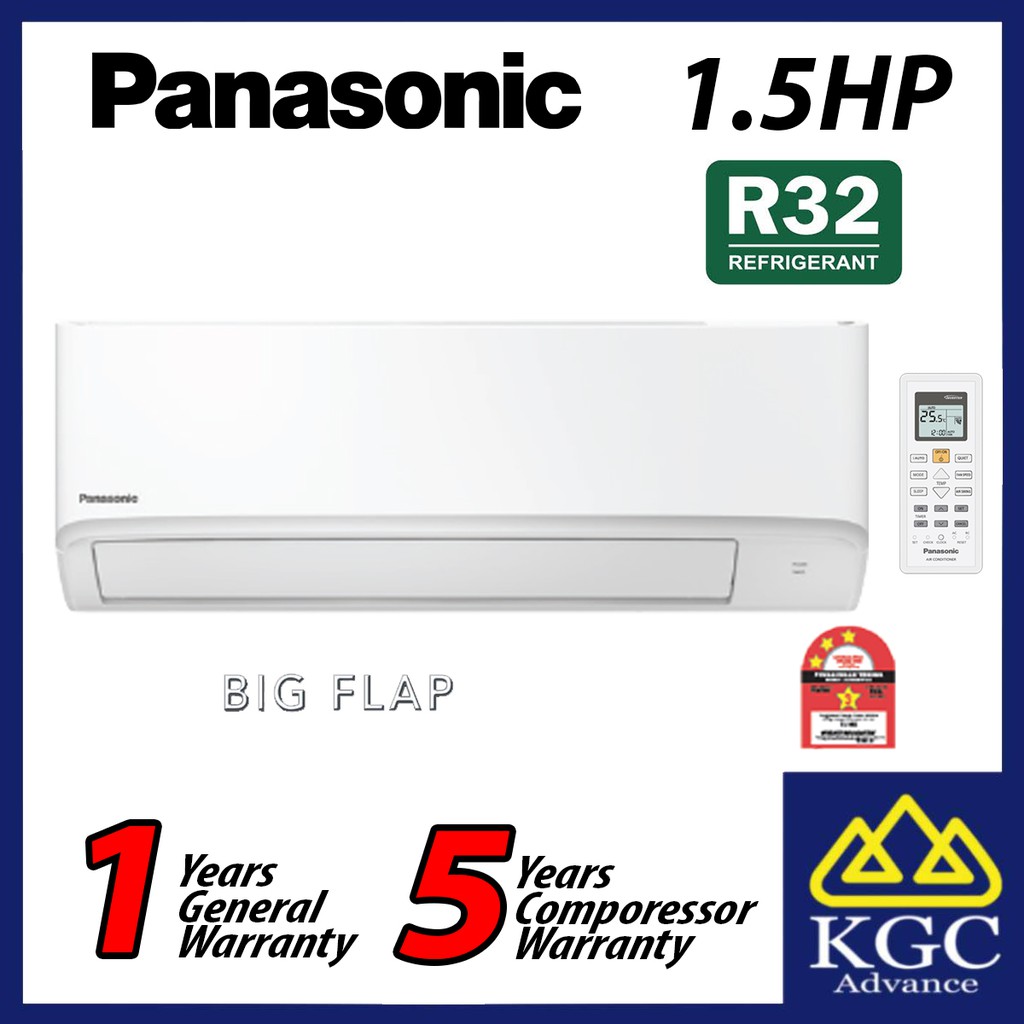 Panasonic 1.5HP R32 NonInverter Air Conditioner CSPN12WKH / CU