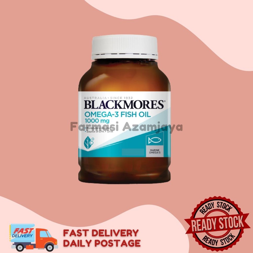 BLACKMORES OMEGA3 FISH OIL 1000MG 30'S (EXP 14/02/2023) Shopee Malaysia