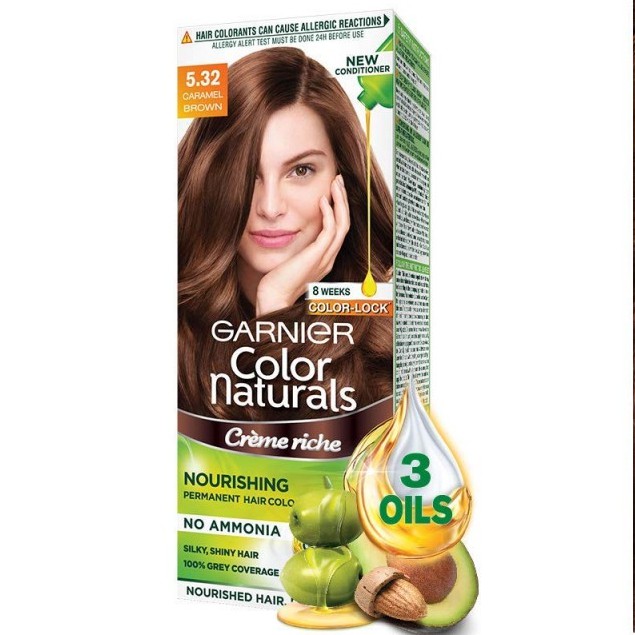 Garnier Color Naturals Cream 5.32 - Coklat Caramel | Shopee Malaysia