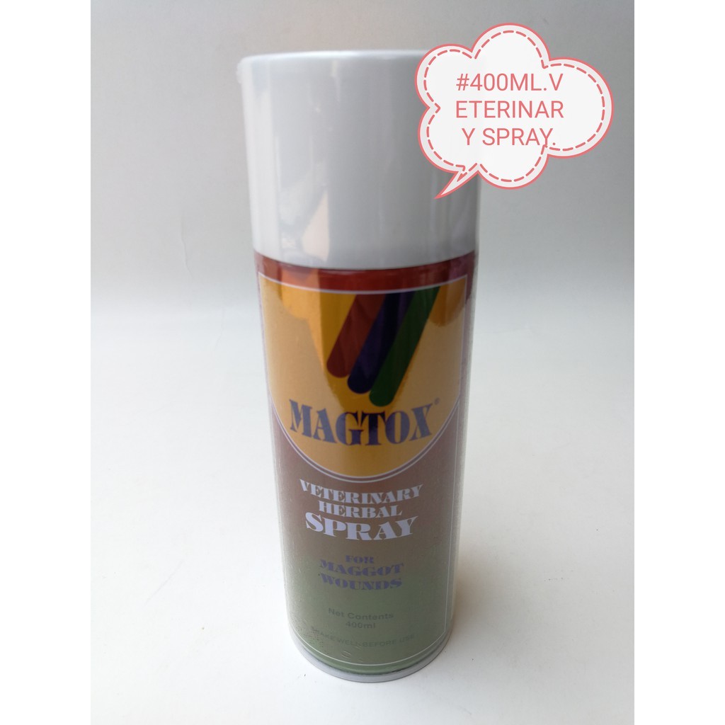 Magtox Veterinary Herbal Spray Maggot Wound Pet Animal 400ml Shopee Malaysia
