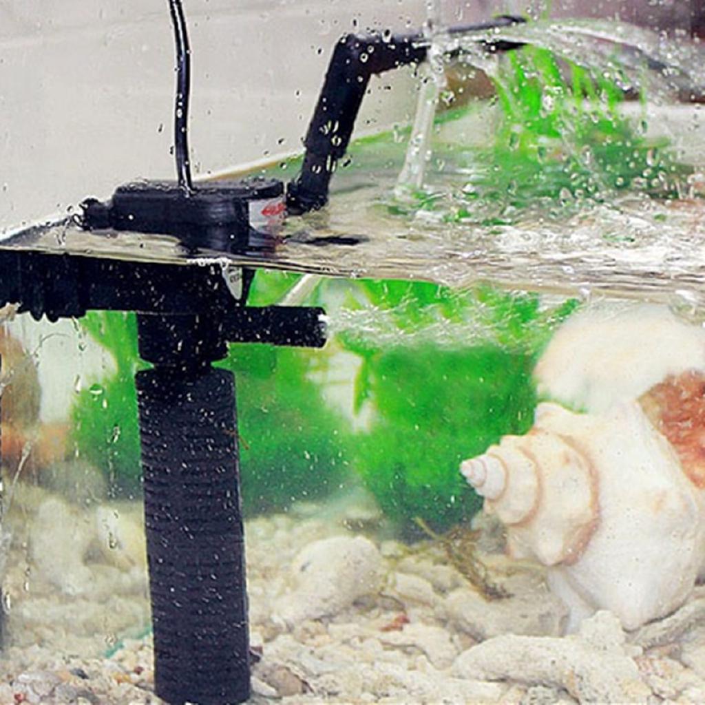 3 in 1 Internal Aquarium Mini Filter Submersible Oxygen Pump Fish Tank