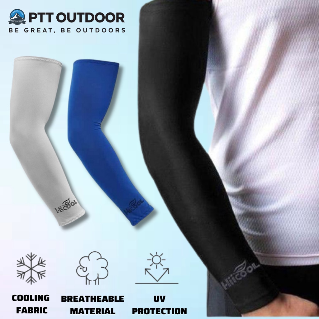 [READY STOCK] 1 Pair Hicool Cooling Arm Sleeves Cover UV Sun Protection