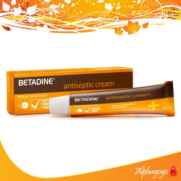 Betadine Antiseptic Cream 15g / Ointment 10g (Exp 04/2023) Shopee