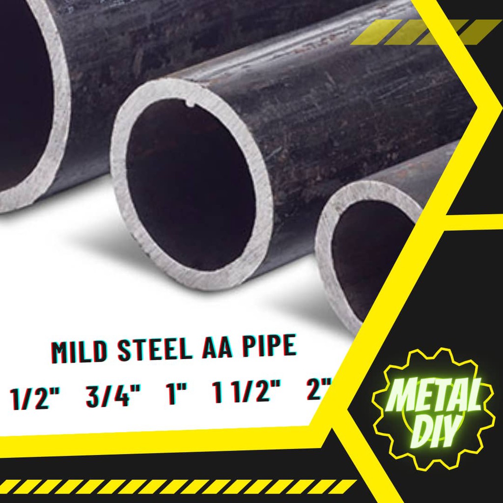 Mild Steel & GI Pipe, Metal Round Hollow, Pipe Besi & GI, Home