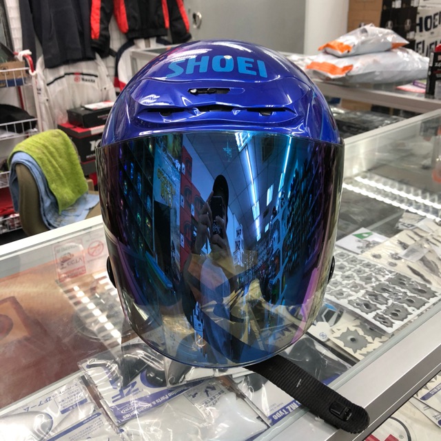 Shoei jack biru original Shopee Malaysia