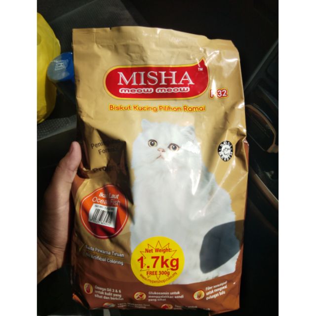 Misha Meow Meow Makanan Kucing Makanan Kucing