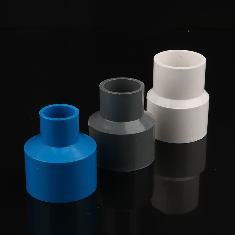 2pcs PVC Pipe Socket Reducer PVC Reducing Connector Paip Straight