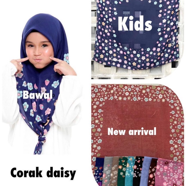 Tudung bawal kanakkanak Shopee Malaysia