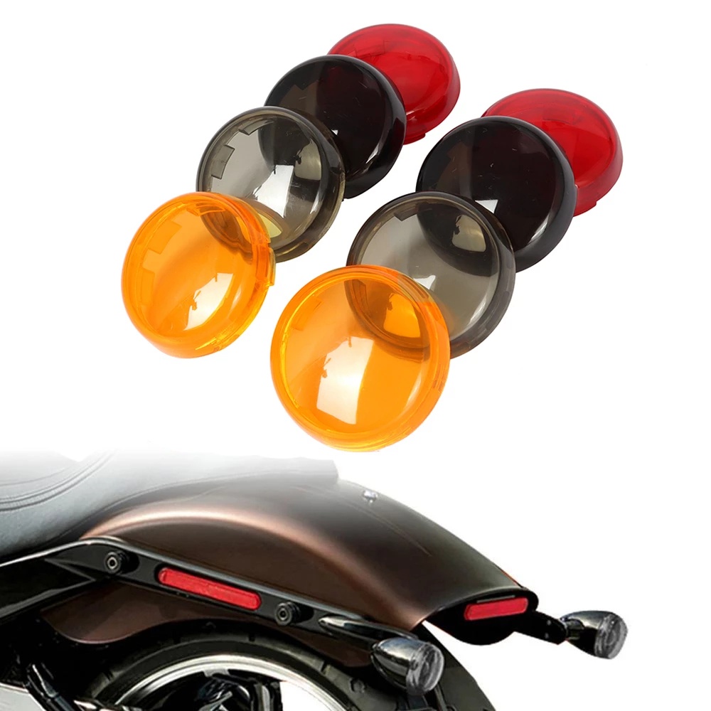 2 PCs Harley Turn Signal Lens Covers Lenses for HarleyDavidson for