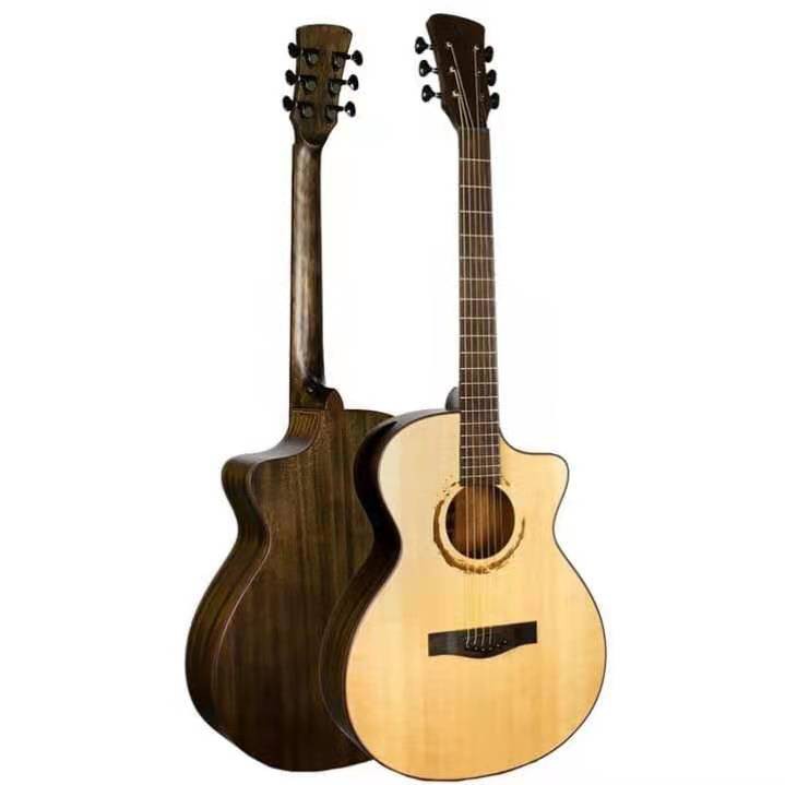 Loha GA18Q SemiAcoustic Guitar EQ Build In Tuner and EQ Shopee Malaysia