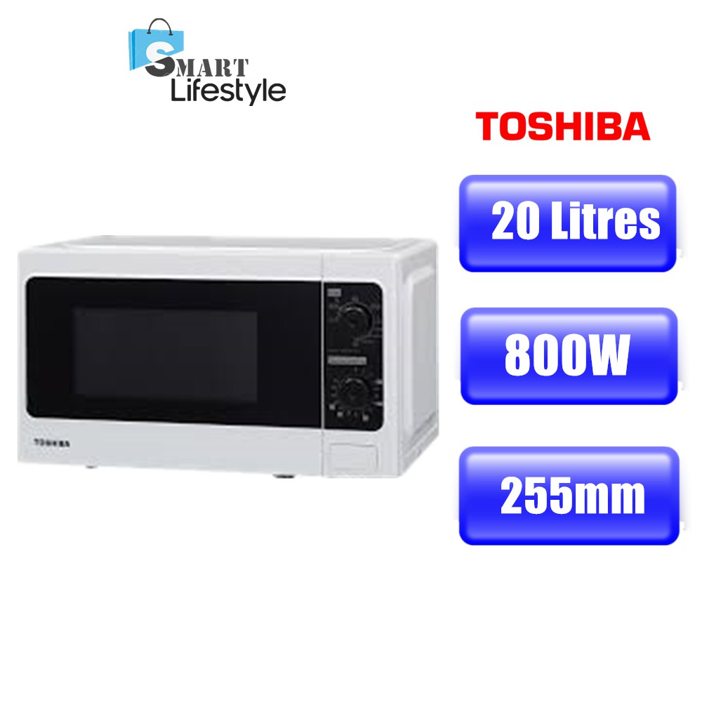 Toshiba Dial Type Microwave Oven (20L) ERSM20(W)MY Shopee Malaysia