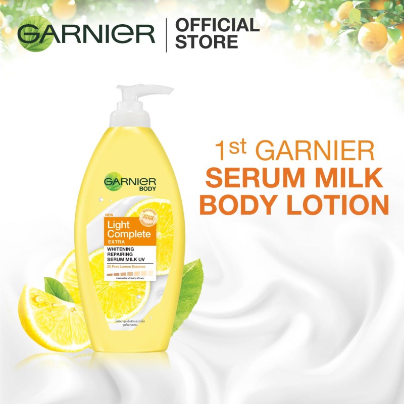 Garnier Light Complete Extra Whitening Repairing Serum Milk Uv Body