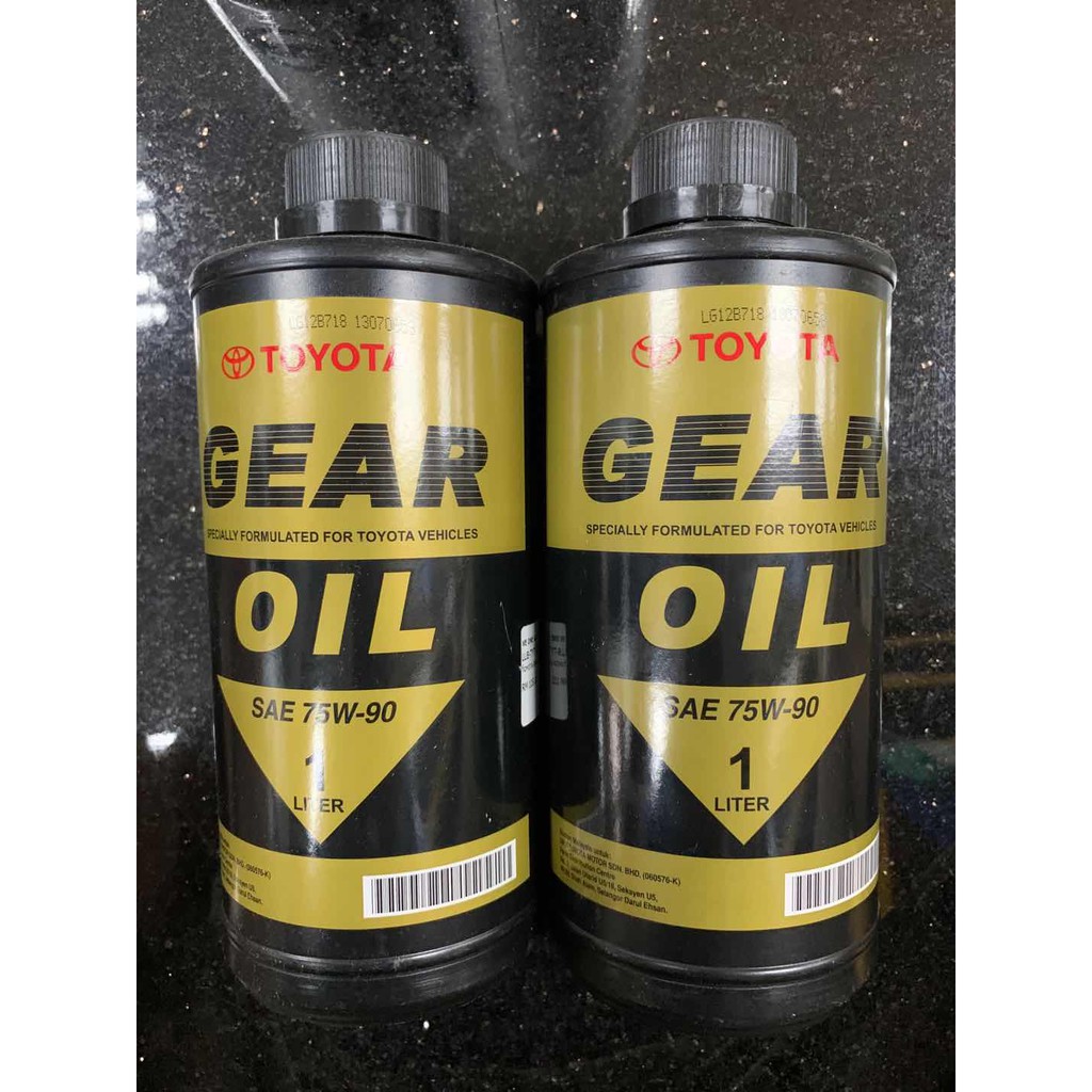 Toyota Original Manual Transmission Gear Oil SAE 75W90 1Litre Shopee