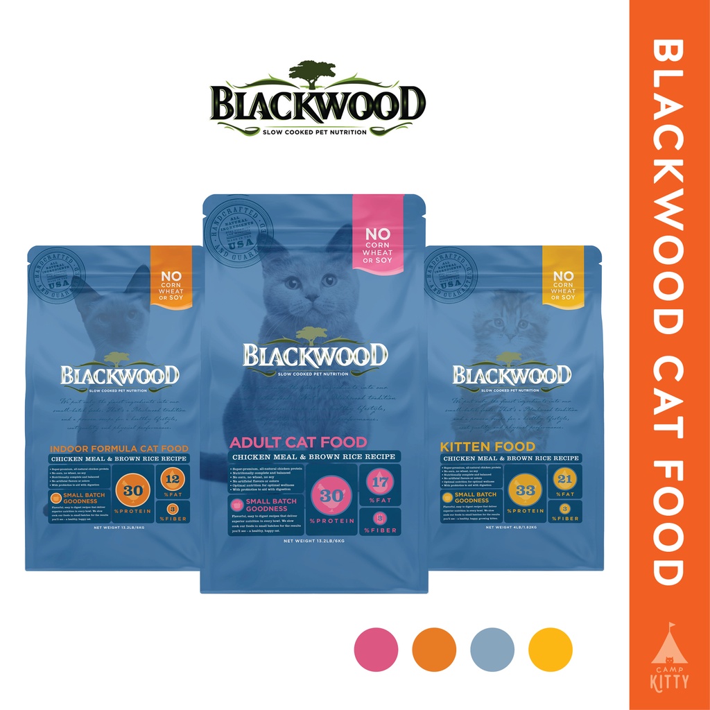 Blackwood Cat Food Original / Indoor / Kitten / Adult Cat Dry