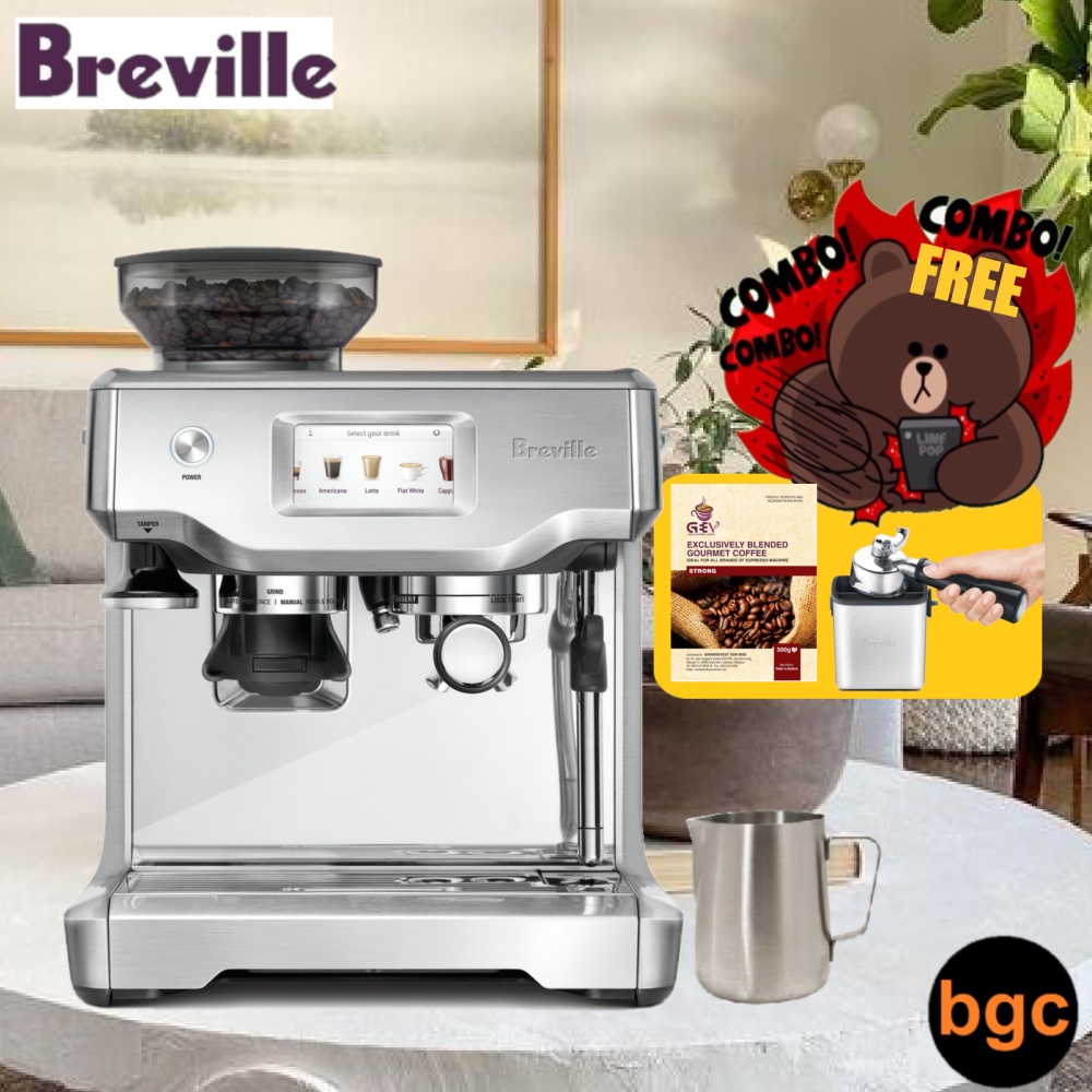 [Ready Stock] [Free Breville Knock Box And 500g Coffee Bean] Breville The Barista Touch BES880