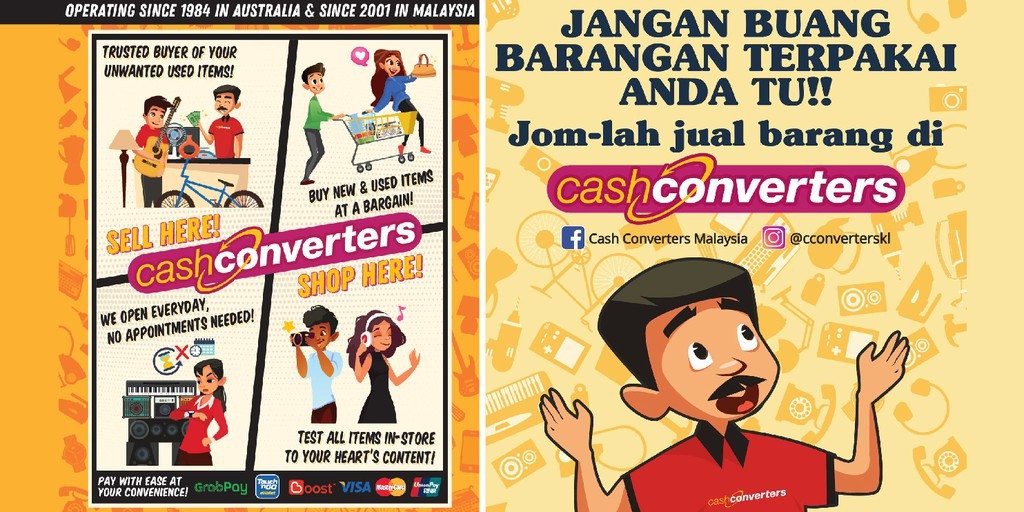 Cash Converters Malaysia, Online Shop Shopee Malaysia
