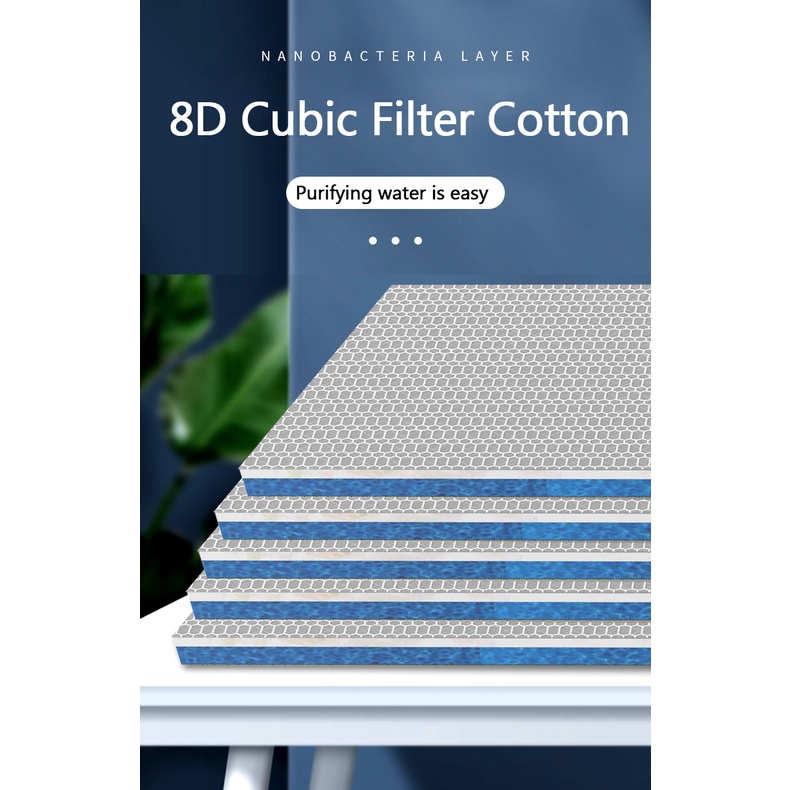Fish Tank Filter Cotton 8d Filter Sponge Aquarium Filter Cotton High