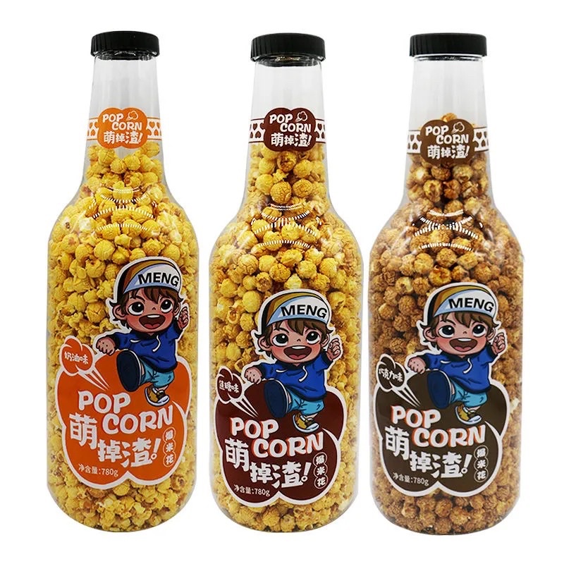 Giant red net popcorn 780g popcorn bottled with caramel flavored