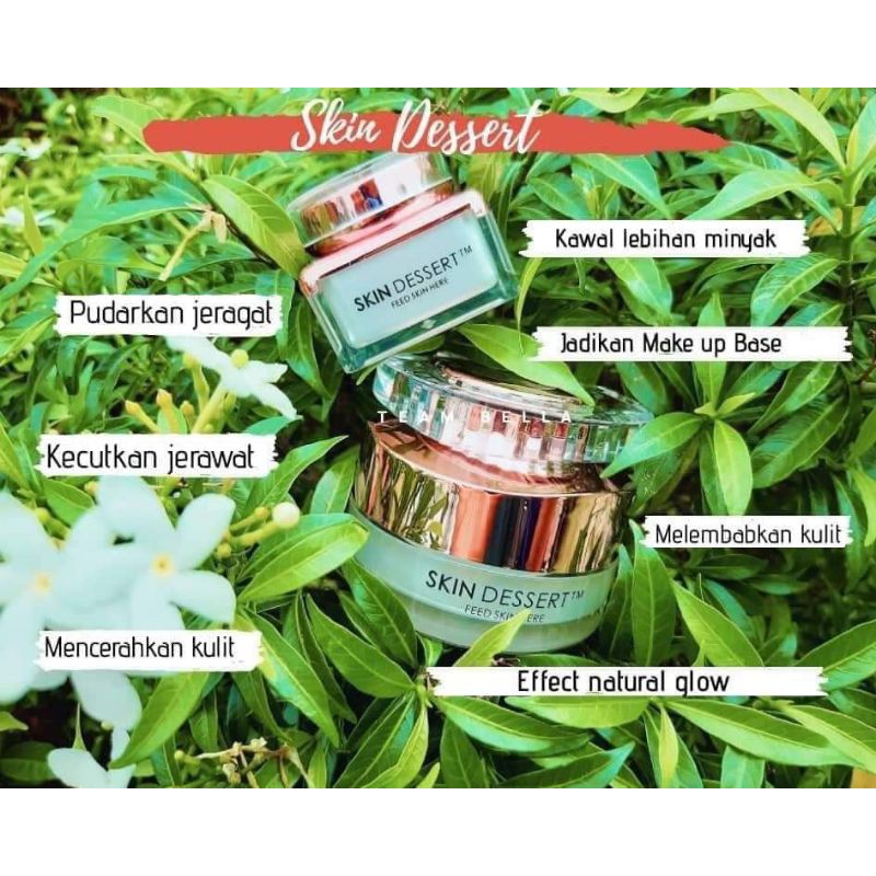 Original Skinn Dessert Moisturizer Cream ready stok kesan seawal 3 Hari