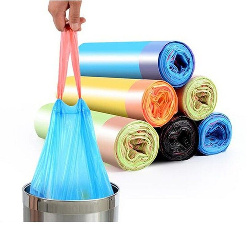 plastik sampah bertali drawstring garbagebag trash bag Shopee Malaysia