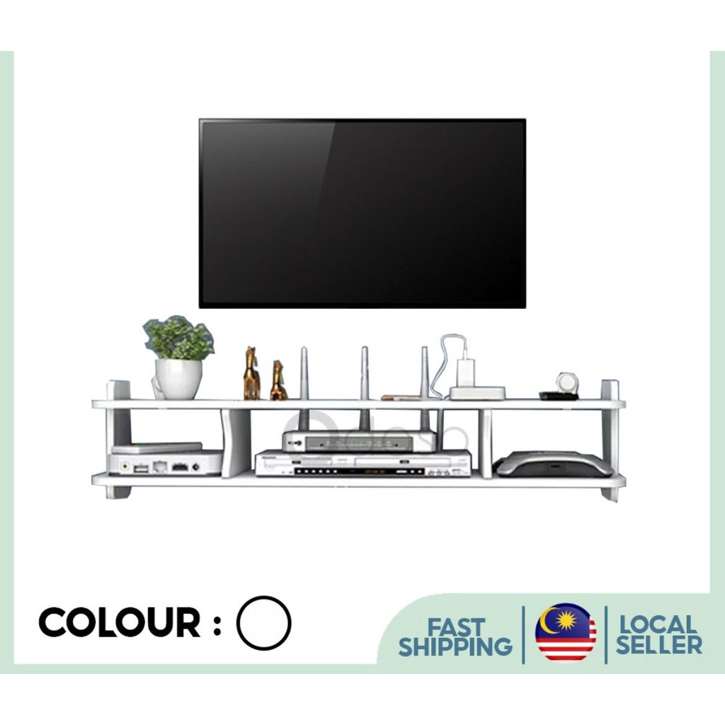 DVD Player Rack TV Rack Living Room Bedroom Wall Storage Organizer TV