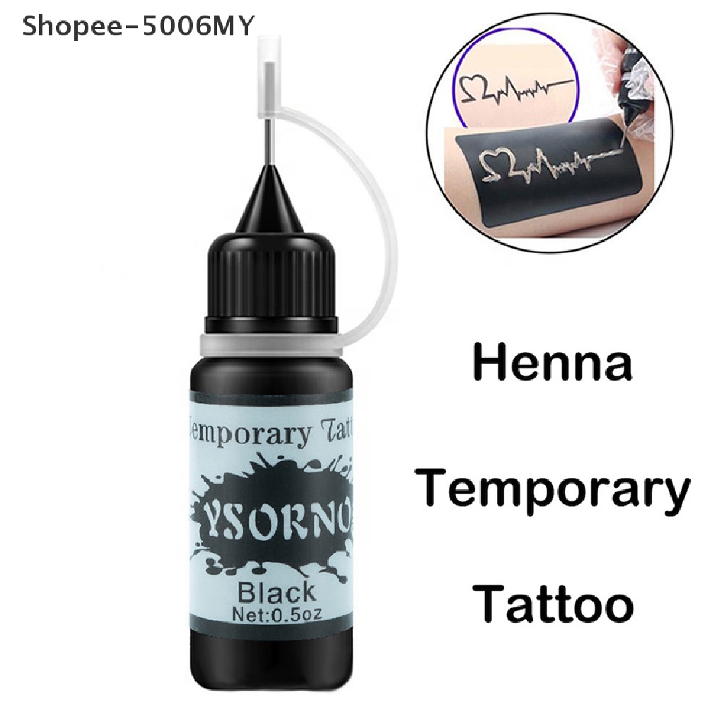 [horizons] 10Ml SemiPermanent Tattoo Ink Paste For Temporary Natural