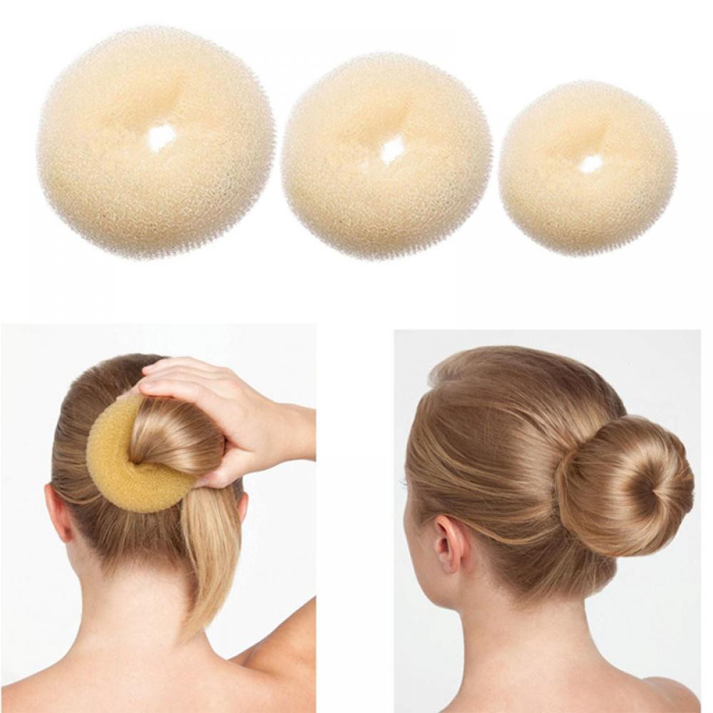 Hairstyle Blonde Hair Bun Sponge Doughnut Updo Disk Shopee Malaysia