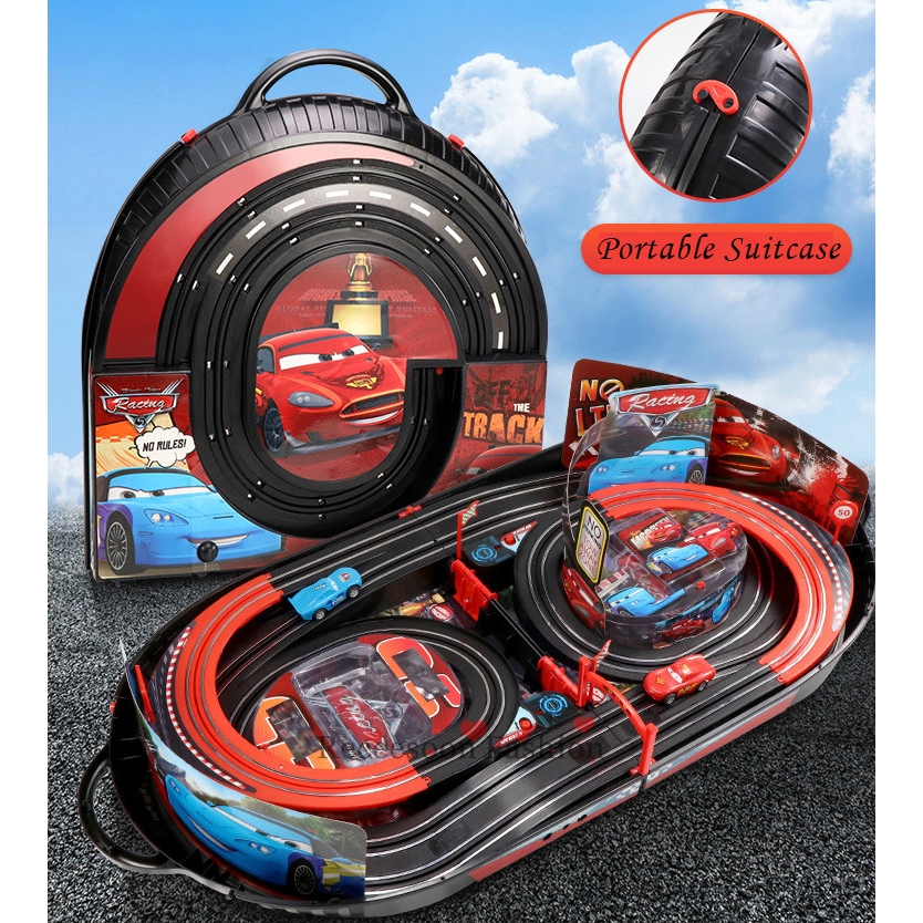 Electric Lightning McQueen Track Racing Car Set Pixar Cars Race Track