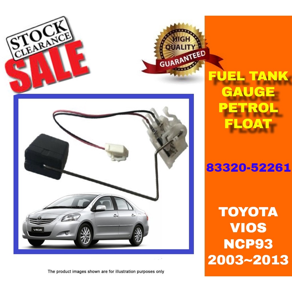 Toyota Vios NCP93 20082013 Fuel Tank Gauge Petrol Float 833200D060