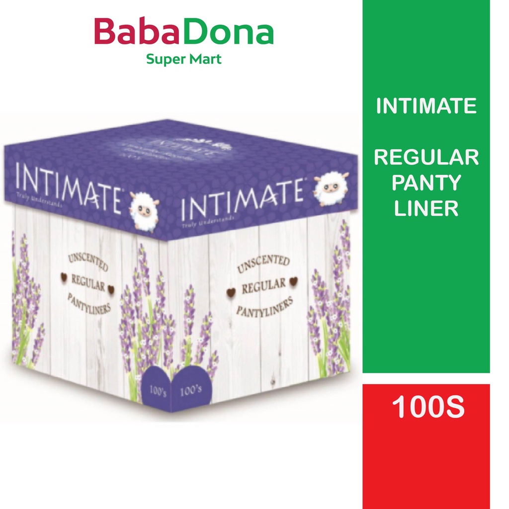 INTIMATE REGULAR PANTY LINERS 100S Shopee Malaysia