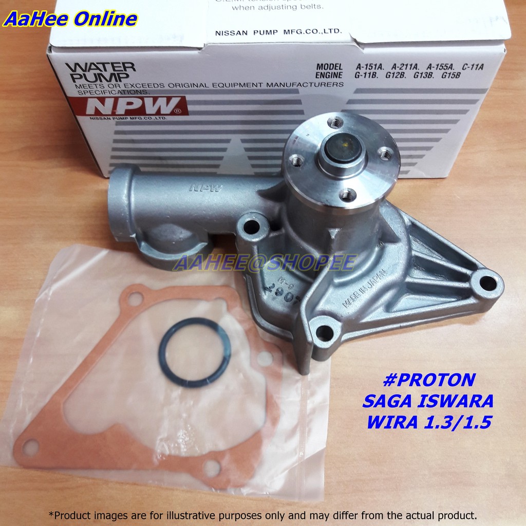 NPW Japan Water Pump Proton Saga Iswara Wira Satria 1.3,1.5 M9