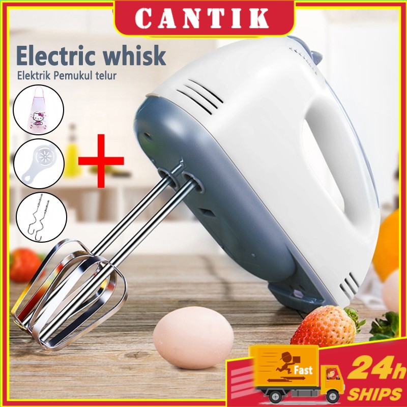 🔥【ready stock】🔥7 Speed Portable Baking Hand Mixer Suitable for egg cake