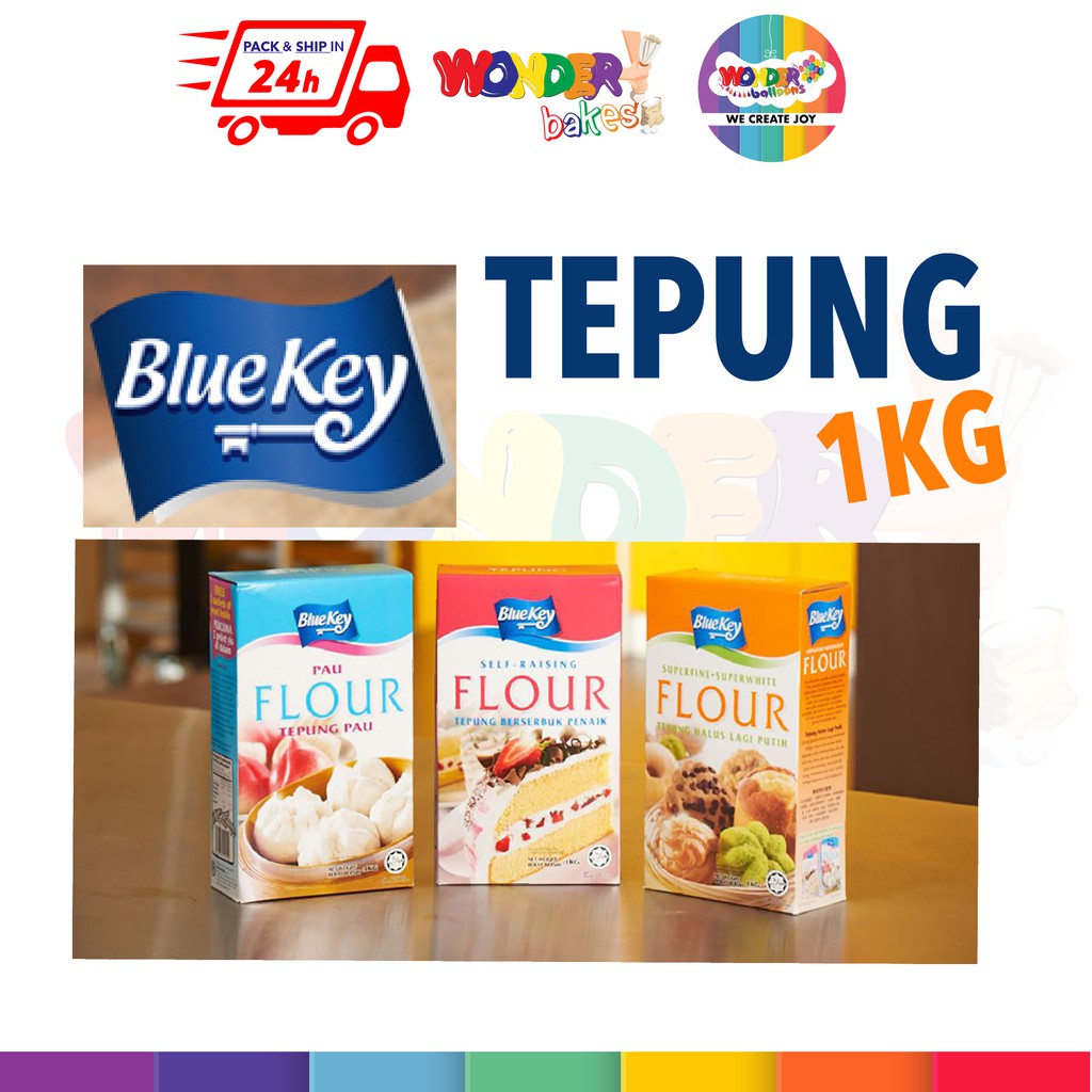 {SHIP IN 24 BUSINESS HRS} BLUE KEY FLOUR SELFRAISING FLOUR