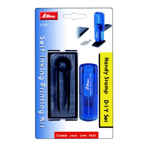 SHINY DIY SET S773 / DIY STAMP / INSTANT STAMP / RUBBER STAMP