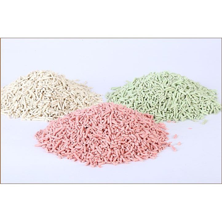 Flushable Premium Clumping Natural Cat Litter Tofu 6L / 2.4KG Shopee