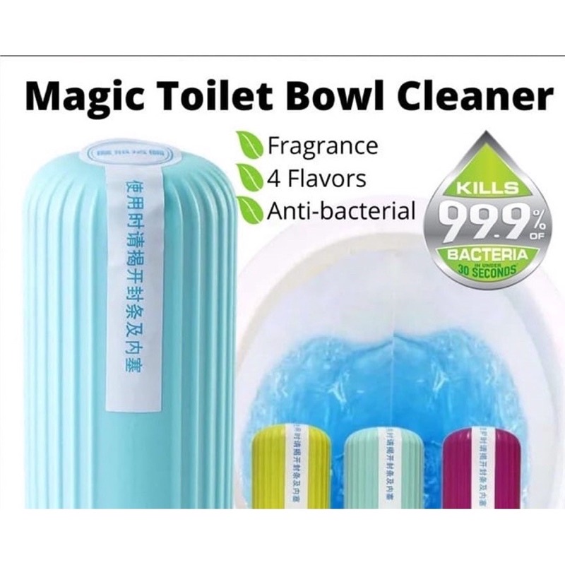 Colourful Magic Toilet Bowl Cleaner Automatic Flush Clean Stain Remover
