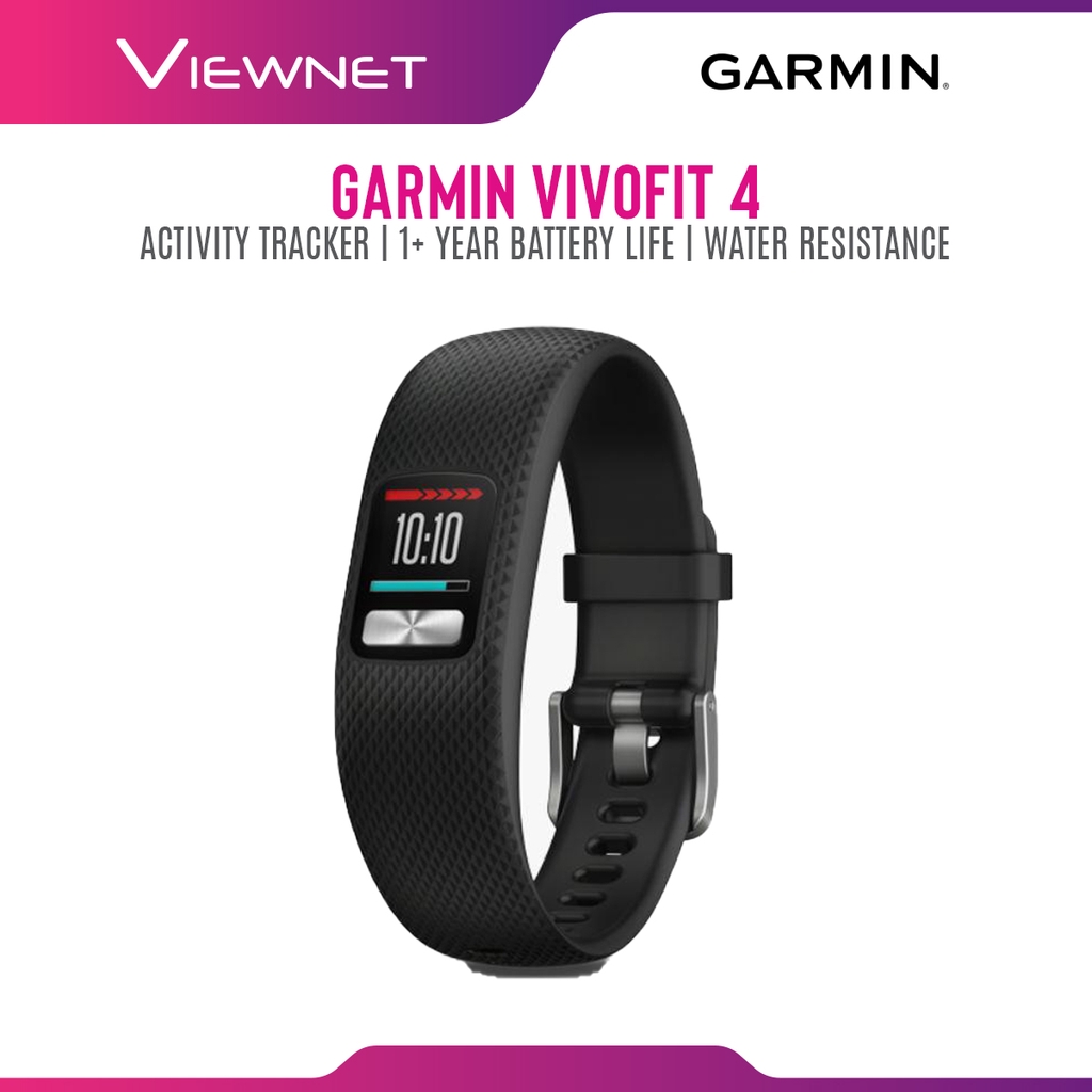 Garmin Vivofit 4 Activity Tracker with 1+ Year Battery Life (01001847