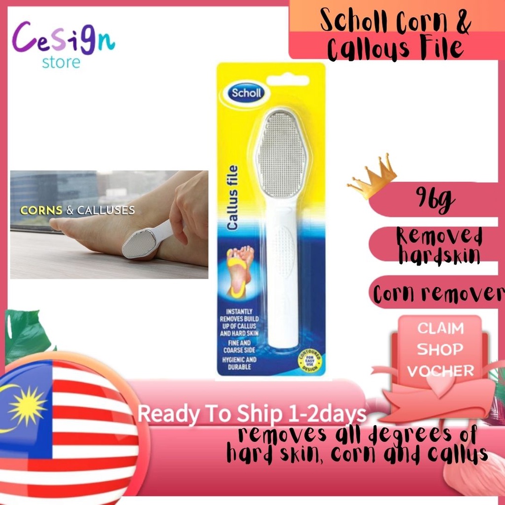 Scholl Corn & Callous File (removes all degrees of hard skin, corn and
