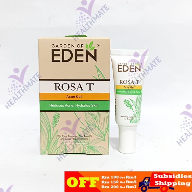 GARDEN OF EDEN Rosa TAcne Gel (15ML) Shopee Malaysia