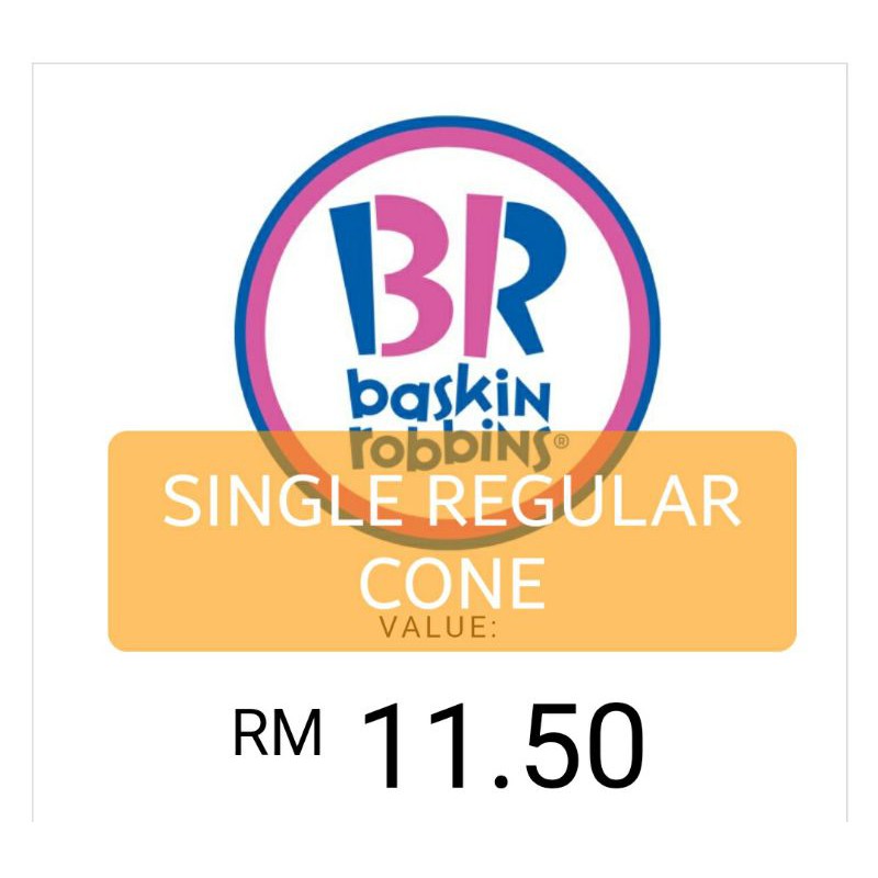BASKIN ROBBINS SINGLE REGULAR SCOOP CASH VOUCHER Shopee Malaysia