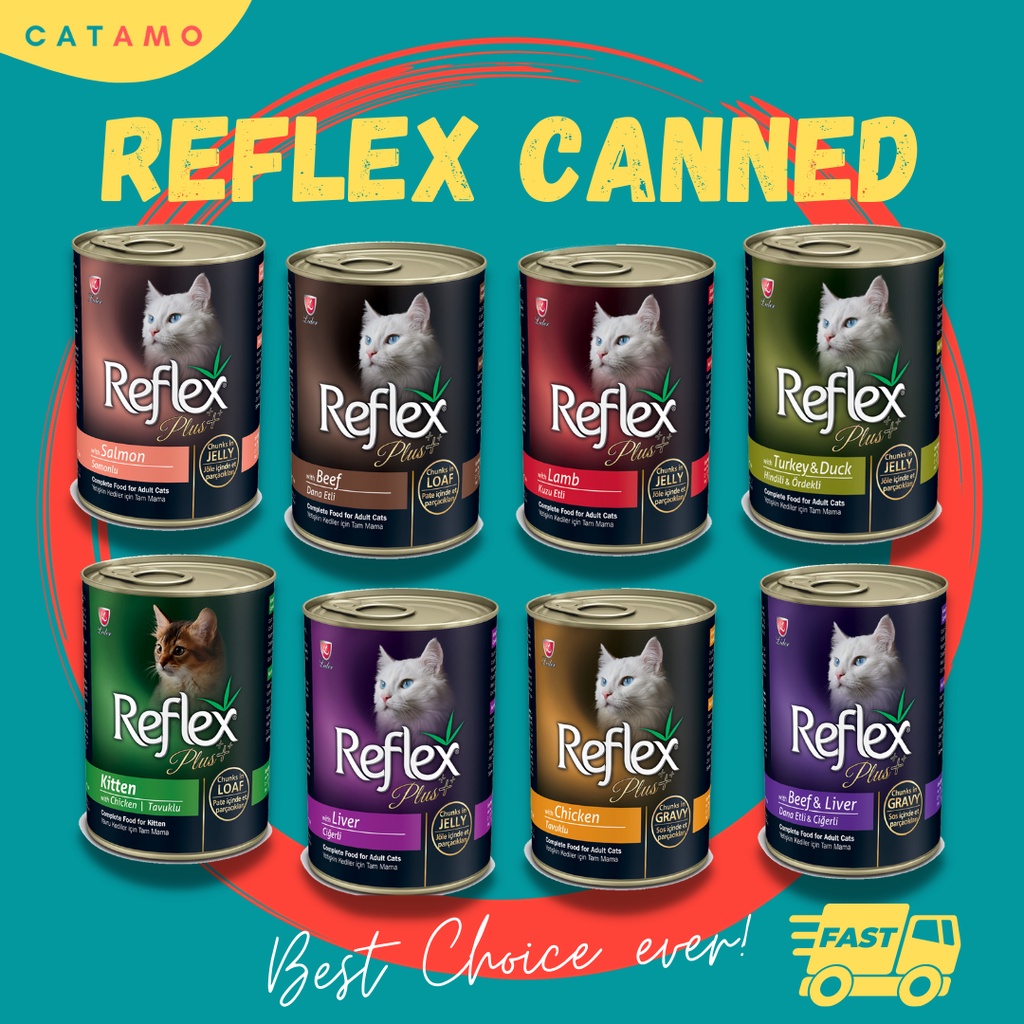 Reflex Plus Wet Food 400g / Reflex Plus Makanan Basah 400g Shopee