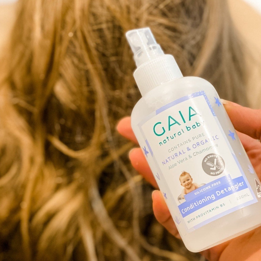 Gaia Natural and Organic Baby Conditioning Detangler 200ML Shopee Malaysia