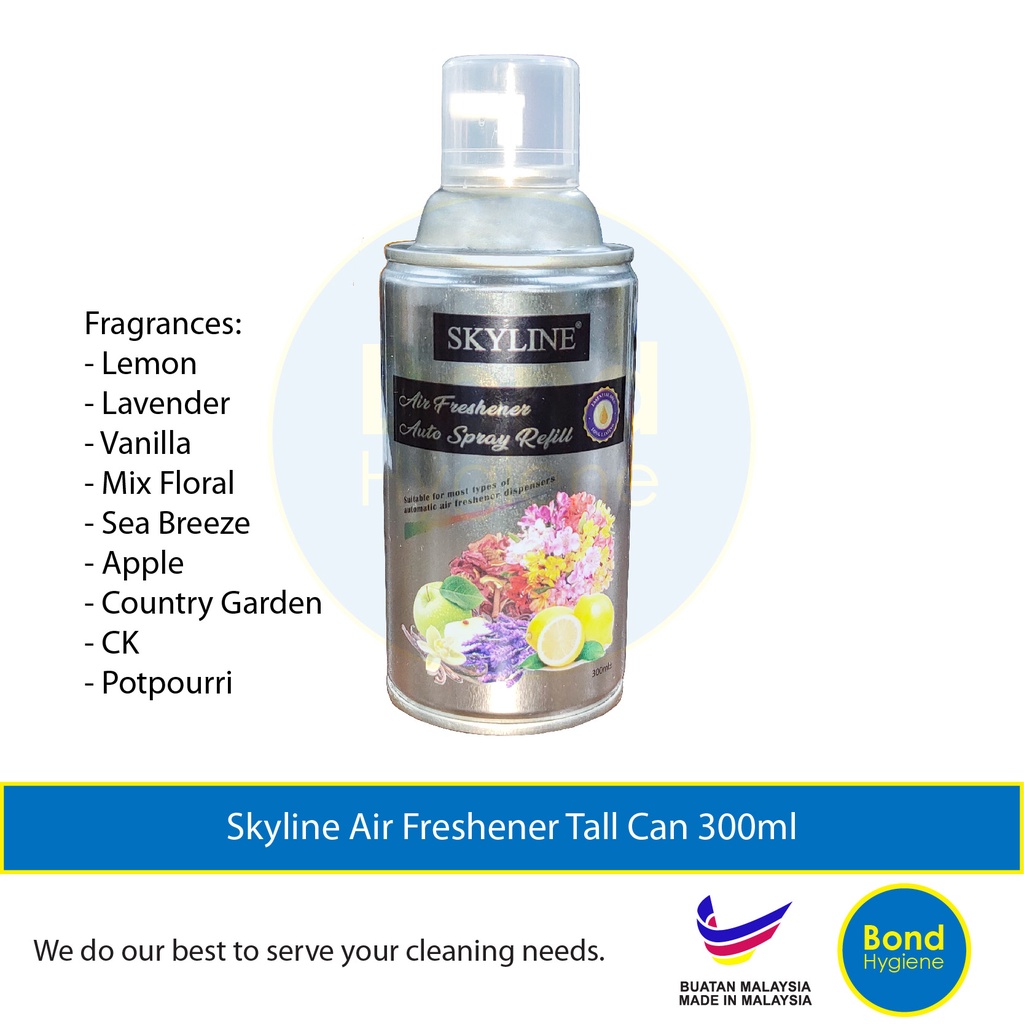 Skyline Air Freshener Tall Can 300ml Shopee Malaysia