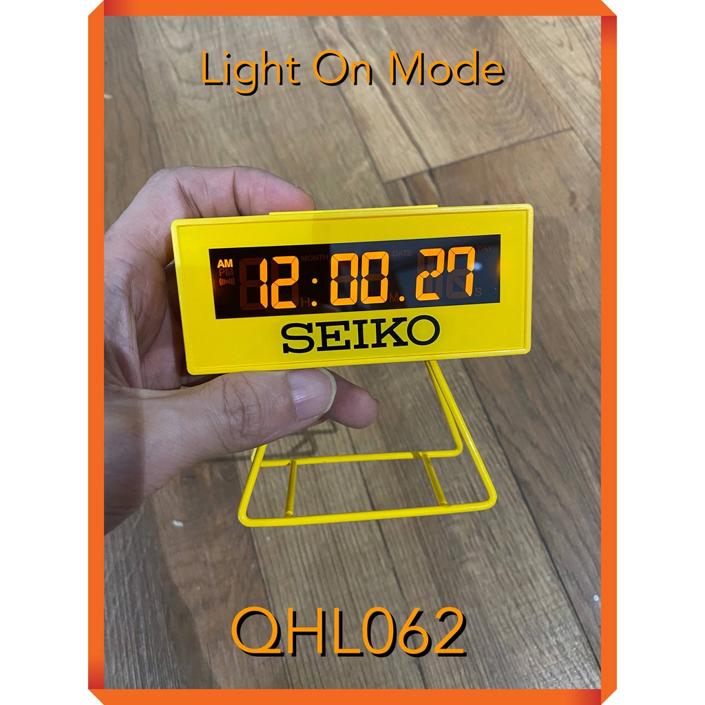 ORIGINAL SEIKO Digital Timer Calendar Beep Alarm Clock QHL062 (QHL062Y