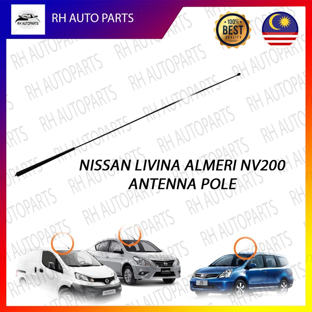Nissan Almera Grand Livina NV200 XGear Antenna Pole Areal Antena Radio