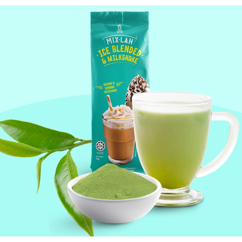 GFB SERBUK ICE BLENDED THAI GREEN TEA LATTE [1KG /HALAL] Shopee
